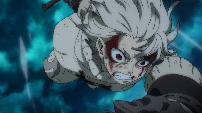 Key visual for Gachiakuta anime featuring Rudo, Enjin, Zanka, and Riyo, illustrated by chief animation director Satoshi Ishino. Premieres July 6 on CBC/TBS Network.